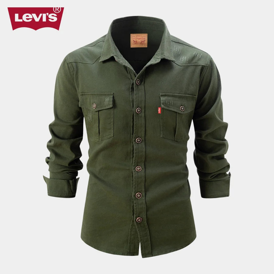 Men’s Casual Cargo Shirt